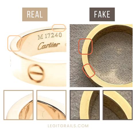 cartier love ring replica vs real